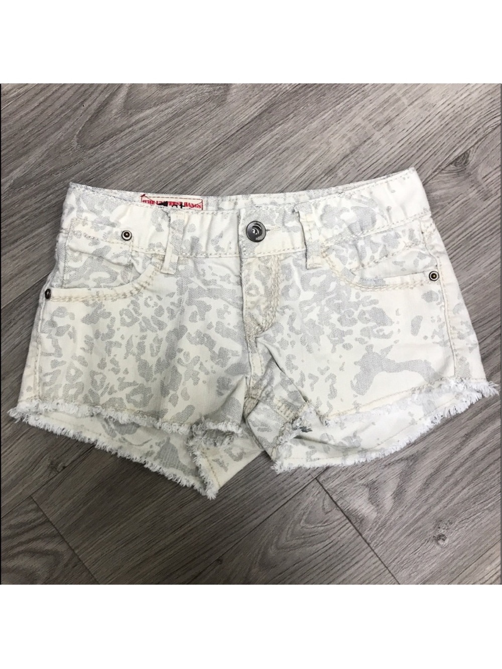 Grey and Cream Colored Shorts, Super Cute!